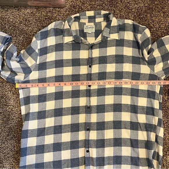Lucky Brand Saturday Stretch Flannel Button Down - Picture 11 of 12